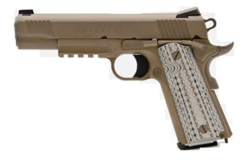 Colt M45-A1 Marine SA 45 ACP 5" Barrel Novak Cerakote 7 rd Mag