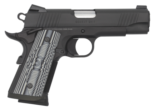 Colt CCU Concealed Carry 45 ACP, 4.25" Barrel, G10 Grips, Novak Sights, Black DLC, 7rd