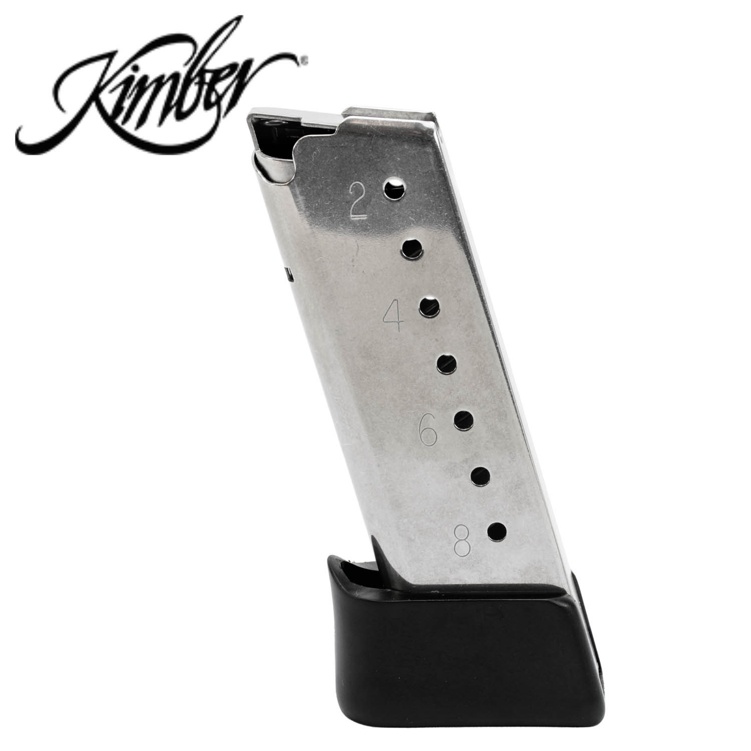 Kimber Solo Magazine, 9mm Stainless 8 Round Capacity, with Finger Extension