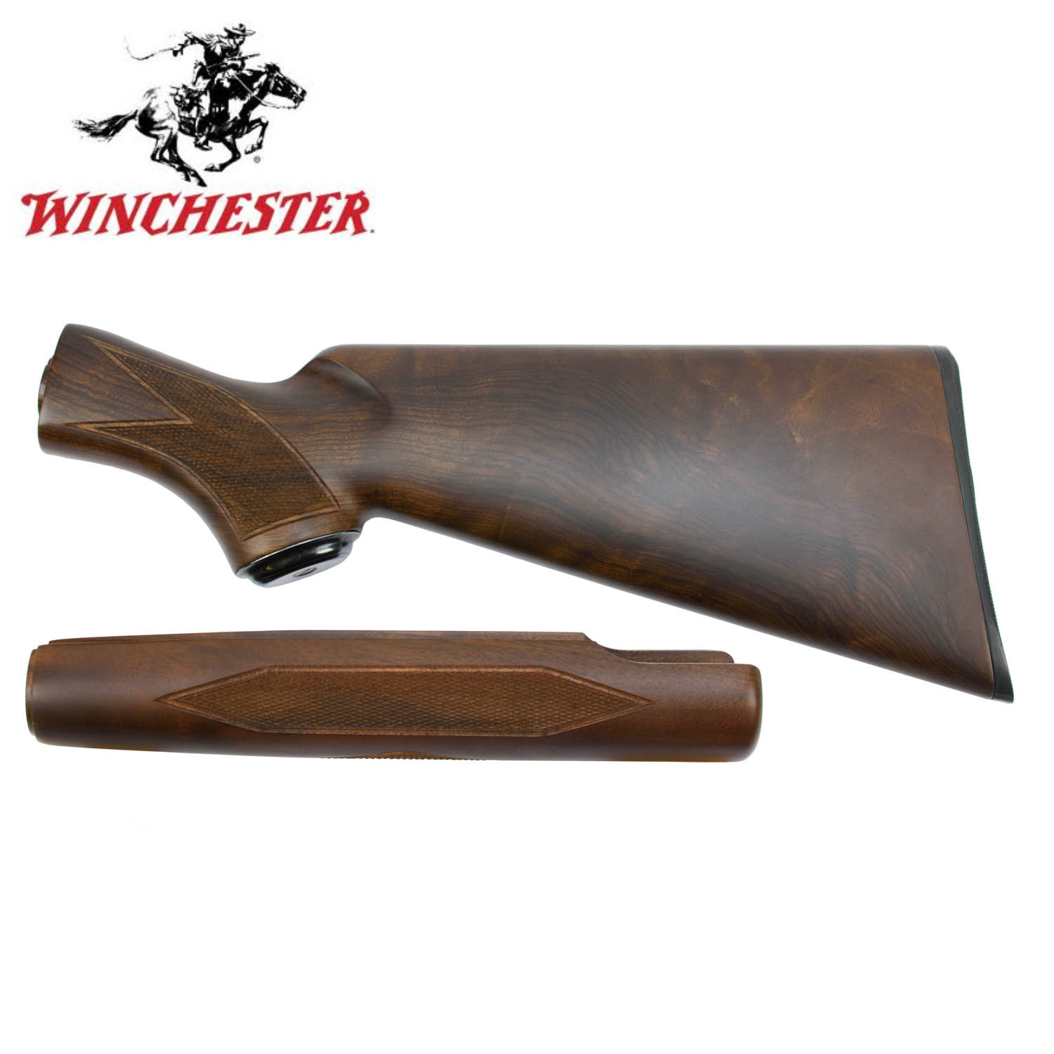 Winchester Model 42 Deluxe Stock and Forearm Set, Satin