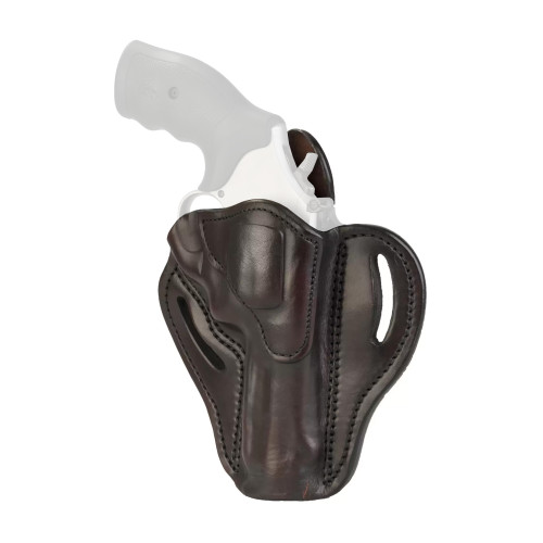 1791 Gunleather Revolver, Size 2, OWB Belt Holster, Fits K-Frame Sized Revolvers, Vintage Leather, Right Hand