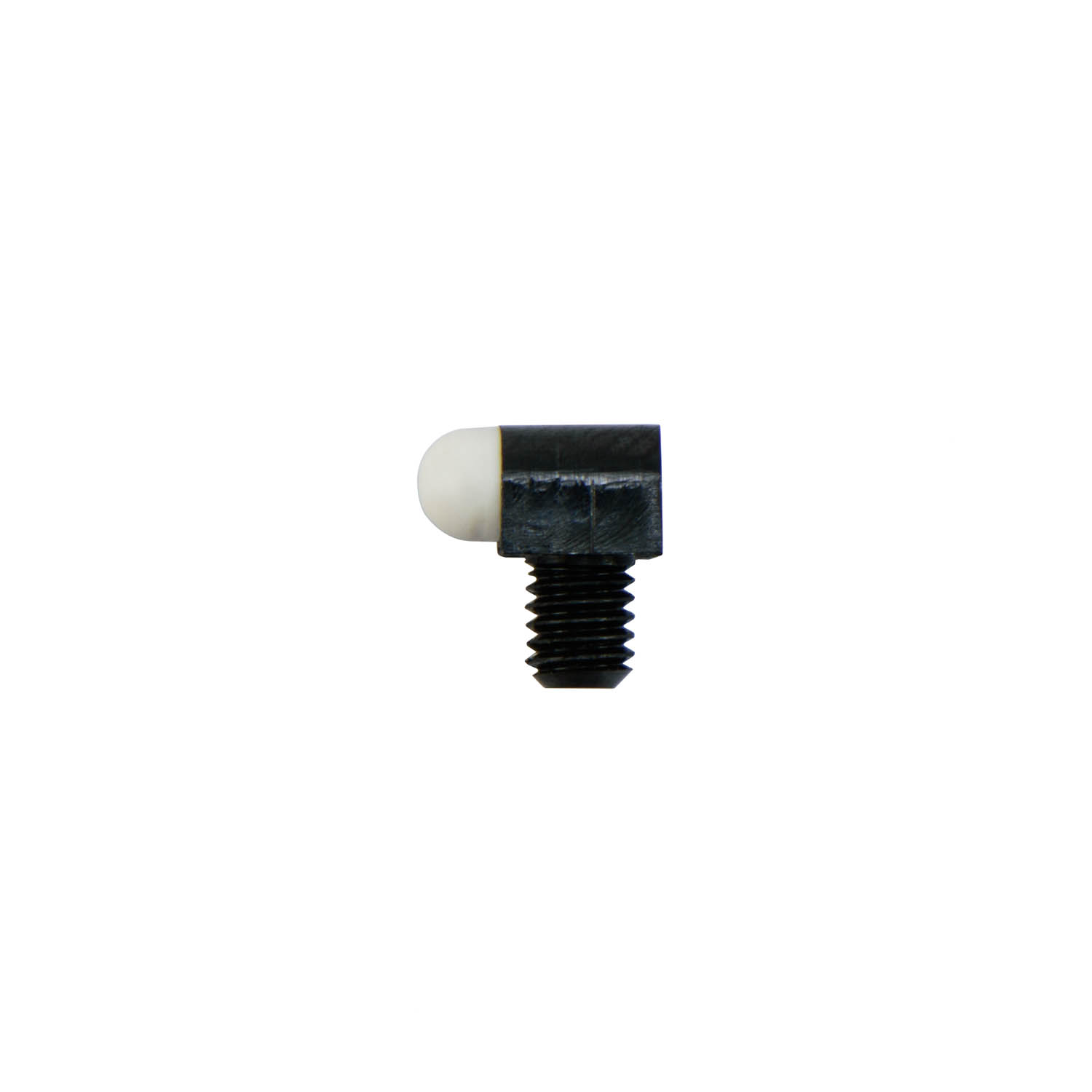 Bradley Front Sight Bead, 1/8" White Bead, M3.0-0.5 Thread, 1/8" Shank