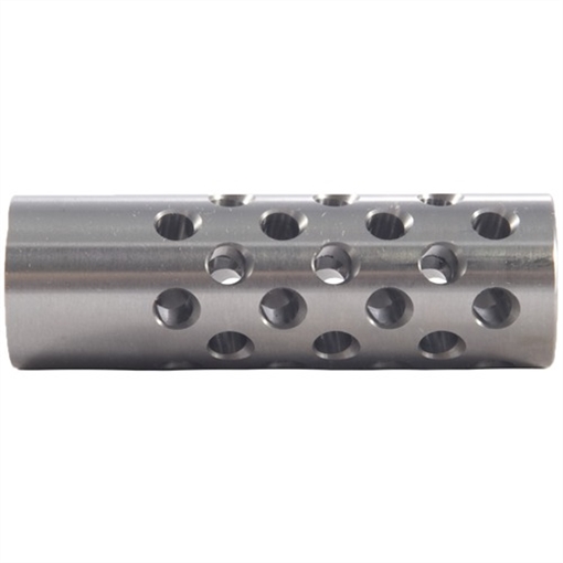 Shrewd #3 MUZZLE BRAKE 22 CALIBER 5/8-24 SS SILVER NONE