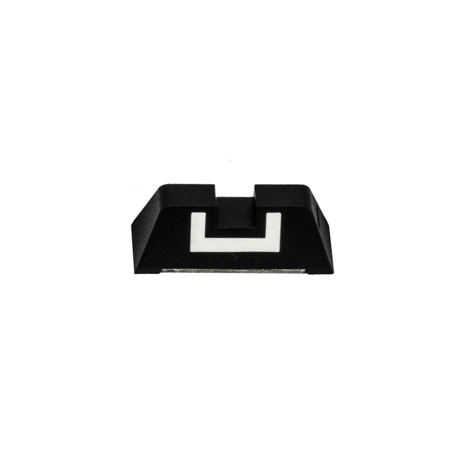 Glock Fixed Rear Sight, 6.5mm (All Slimline Models, Excludes G36), Polymer, Marked Single Dash