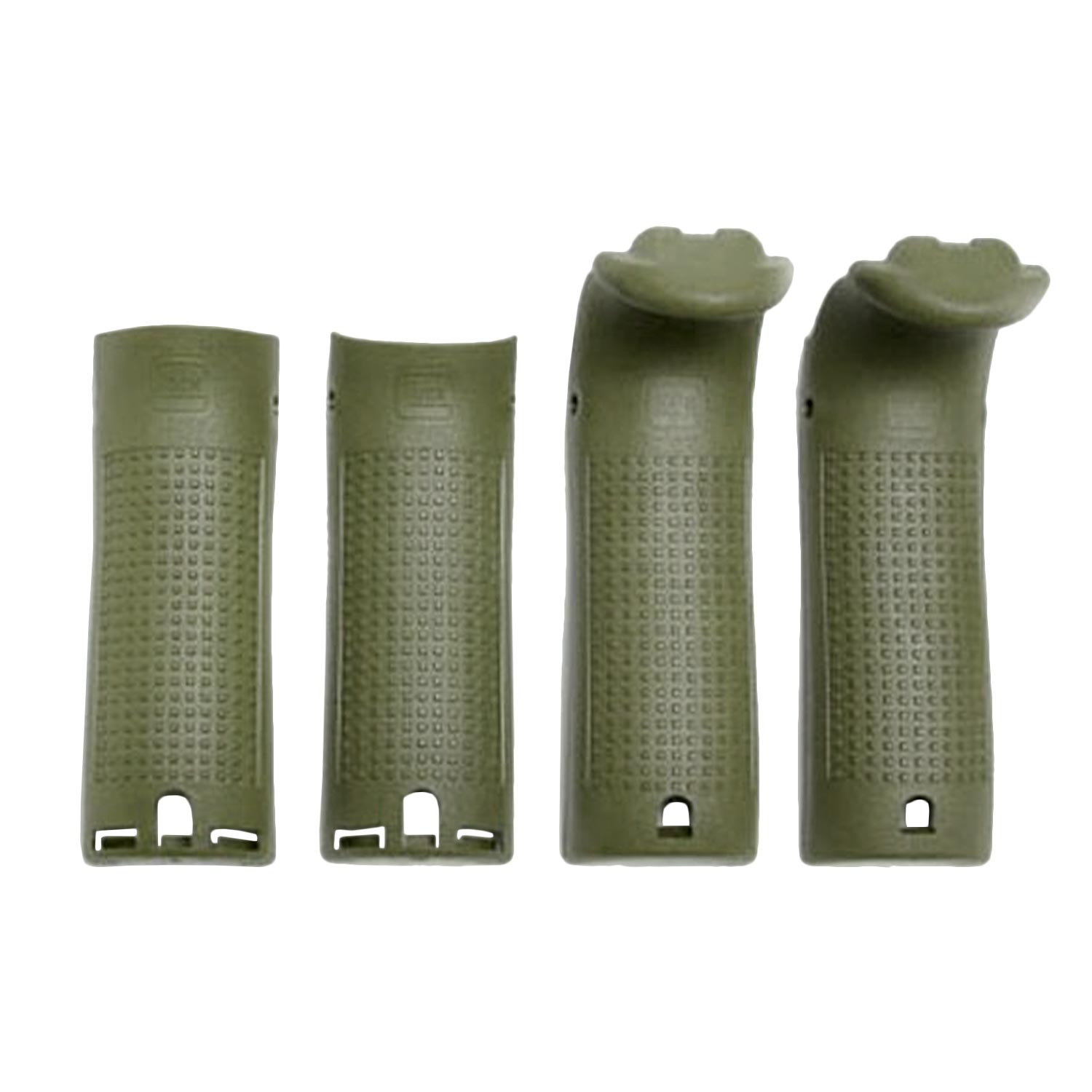 Glock Beavertail / Backstrap Set, 9mm, .40, .357 & .22 LR (Gen4-5 Compact Frame), Battlefield Green