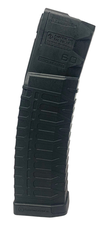 ATI AR-15 S60 Schmeisser Magazine 223/5.56mm, Black Polymer, 60rd