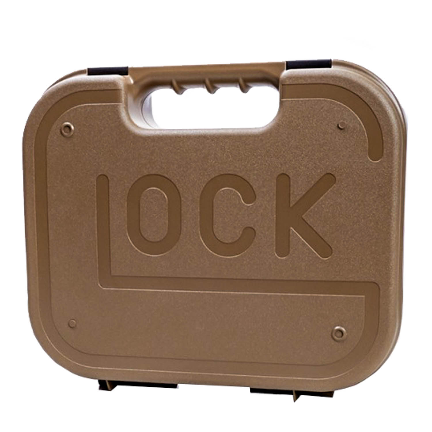Glock Hinged Pistol Case w/ Logo (All Models), Coyote Tan