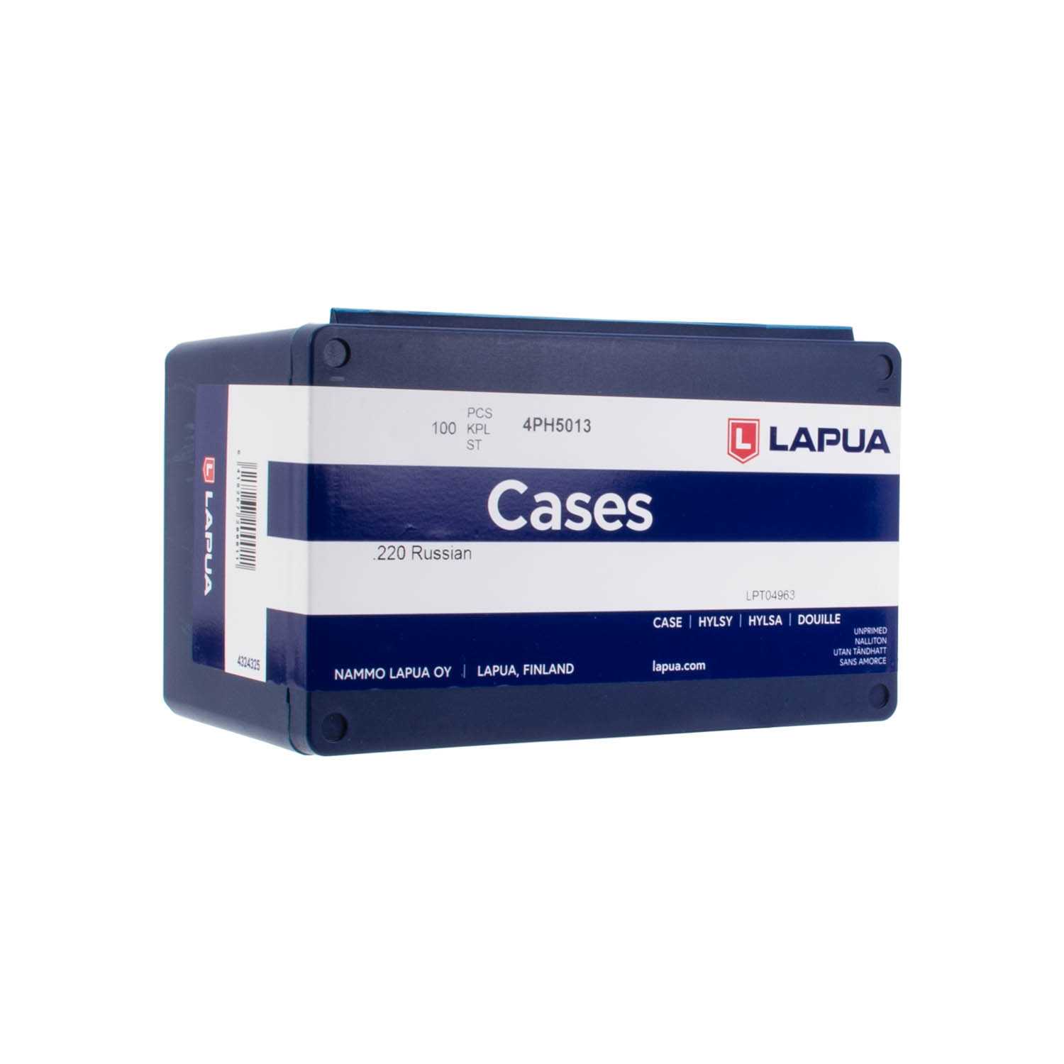 Lapua 220 Russian Rifle Brass, Box of 100