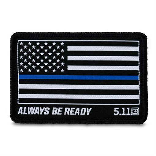 5.11 Tactical Thin Blue Line Woven Patch 81298-019-1 SZ