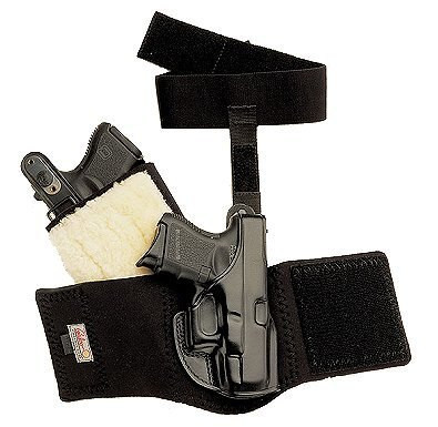 Galco Ankle Glove, Fits Glock 26/27/33, Right Hand, Black