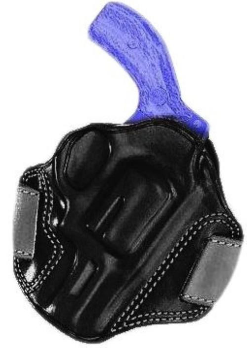 Galco Combat Master Belt Holster, Fits S&W N Frame .44 Model 29/629 4", S&W N Frame .357 Model 27/28 4", N Frame .357 Model 327 4", N Frame .44 Model 329 4", Right Hand, Black Leather