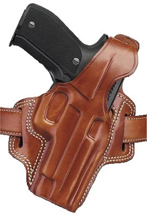 Galco Fletch High Ride Revolver 114 Fits Belts up to 1.75 Tan Leather