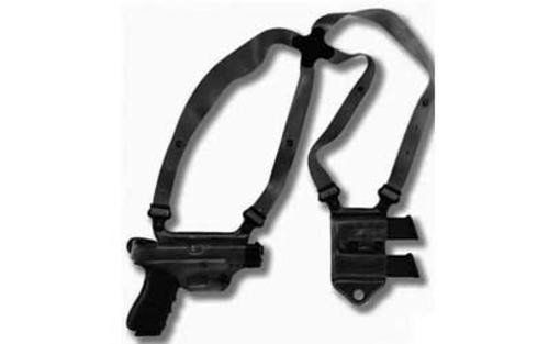 Galco Miami Classic II Shoulder Holster, Fits Glock 17/19/26, Black