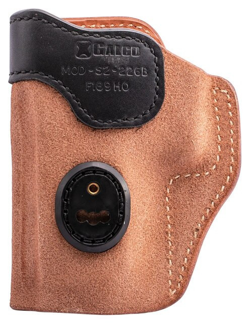 Galco Scout 3.0 Glock 19, Steerhide Natural, Black Mouth Band