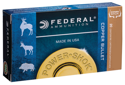 Federal Power-Shok 300 Win Short Mag (WSM) 180gr, Copper, 20rd Box