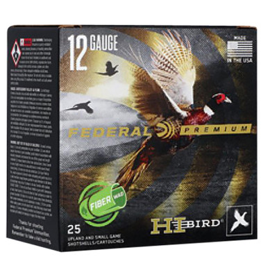 Federal HVF12HW5 Federal Premium Hi-Bird 12Gauge 2.75" 1 1/4oz 5Shot 25 Per Box/10 Case