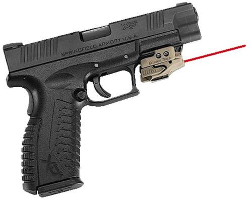 Crimson Trace Rail Master Universal Rail Mount, Red Laser,Tan, Most Weapons With M1913 Picatinny Rail, 1-1/16" Between Recoil lug and Trigger Guard