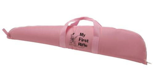 Keystone Sporting Arms Soft Padded Rifle Case, Black With Pink Logo