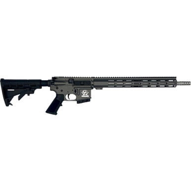 Great Lakes Firearms GL15400SSTNG AR-15 400 Legend 5+1 16" Stainless Threaded Barrel, Tungsten Cerakote Picatinny Rail Aluminum Receiver, Adjustable Black Synthetic Stock, Mil-spec Polymer Grip