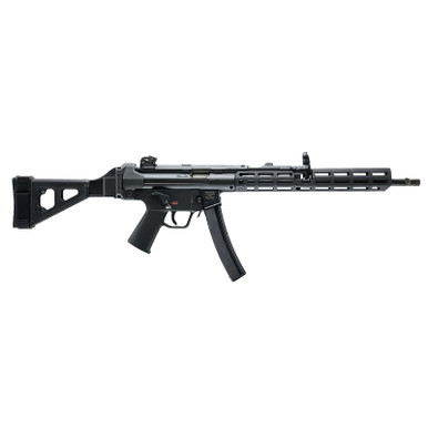 HK 81001191 SP5L 9mm Luger 10+1 16.50" Overall Black M-LOK Handguard, Aluminum Receiver, SB Tactical Brace & Polymer Grip