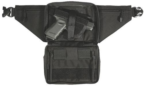 Blackhawk! Fanny Pack, 05 Medium, Black Canvas