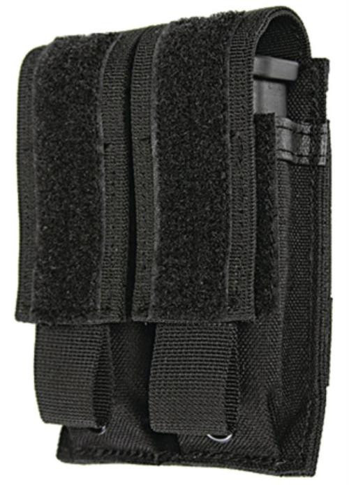 Blackhawk S.T.R.I.K.E. Double Pistol Magazine Pouch MOLLE Mount 500D Ripstop Black