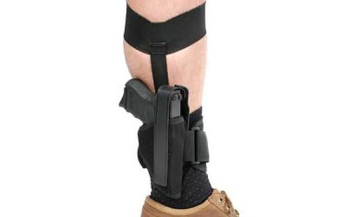 Blackhawk CQC Ankle Holster Size 1, 3-4" Autos, Black, Right Hand
