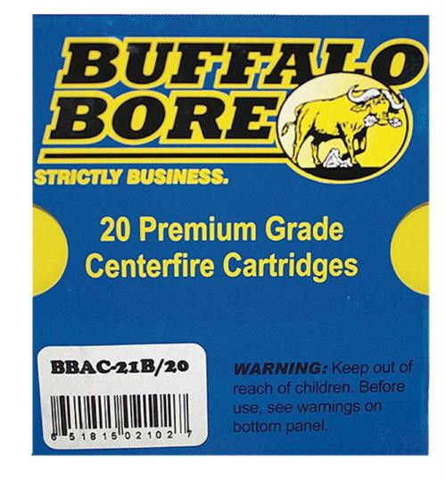 Buffalo Bore Heavy Strictly Business 10mmAuto 180gr Jacket Hollow Point 20 Per Box/12 Case