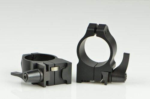 Warne Ruger 1 Inch Ruger M77, QD, Med Matte Rings, Fits M77 & Hawkeye Grooved Receiver