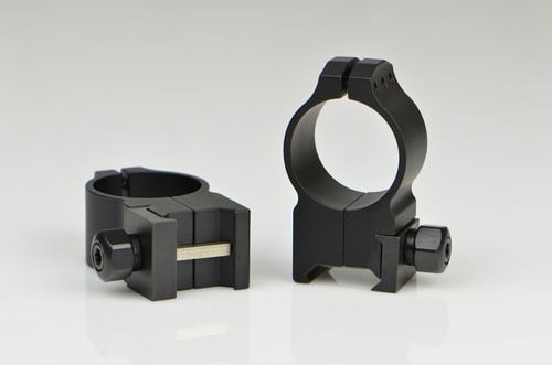 Warne 30mm Tactical Extra High Matte Rings, For Maxima/Weaver Style or Picatinny Bases
