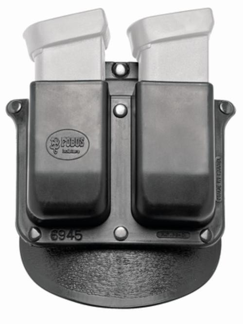 Fobus Double Mag Pouch Glock 10mm/45 ACP, Black