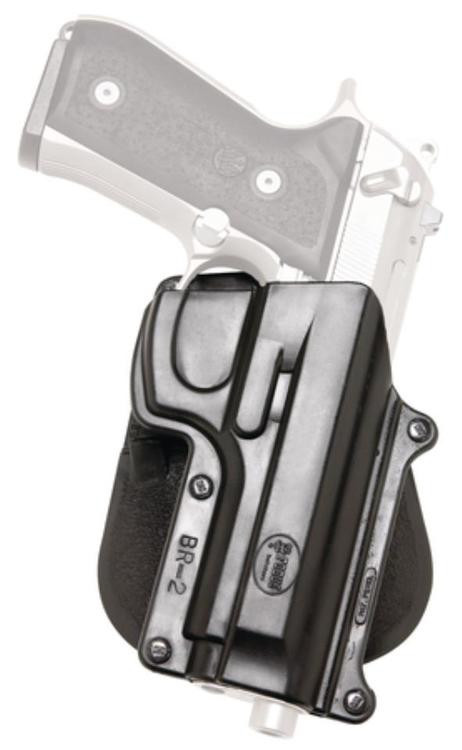 Fobus Roto Paddle Belt Holster, Fits 1911 Style All Models, S&W 945, Right Hand, Kydex, Black