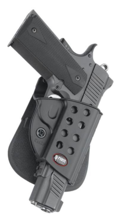 Fobus Evolution 2 Roto Paddle 1911, Black, Right Hand