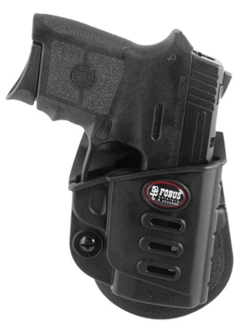 Fobus Evolution Paddle Holster - Left-Handed S&W Bodyguard Plastic Blac