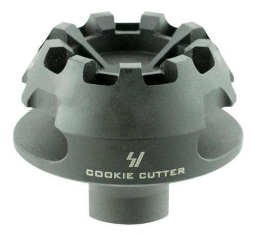 Strike Cookie Cutter Compensator 223 Rem/5.56 NATO, Steel 2.1" OD, 5/8x28