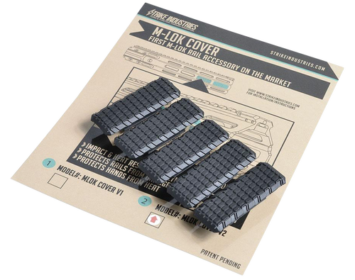 Strike M-LOK Cover V2 Polymer Black 5 Pack