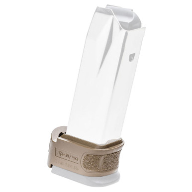 Springfield Armory XDG5003FDE Mag Sleeve 9mm Luger 40 S&W Compatible w/ Springfield XD Mod.2 Mags Flat Dark Earth Polymer