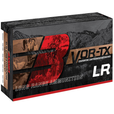 Barnes Bullets 28986 VOR-TX Long Range 6.5Creedmoor 127gr LRX Boat Tail 20 Per Box/10 Case