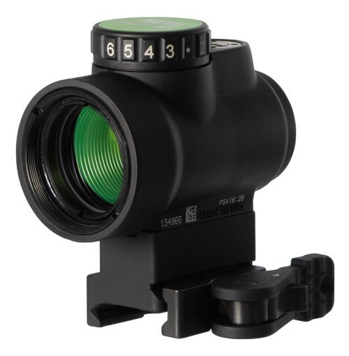 Trijicon MRO 1x 25mm Obj 2 MOA Green Dot Black CR2032 (1)