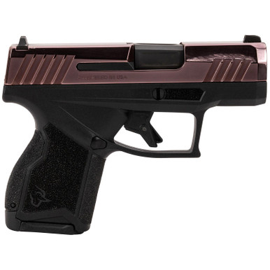 Taurus 1-GX4M931-RG GX4 Micro-Compact Frame 9mm Luger 13+1 3.06" Satin Black DLC Stainless Steel Barrel, Rose Gold PVD Serrated Alloy Steel Slide, Matte Black Stainless Steel Frame, Textured Grip