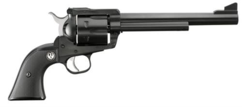 Ruger New Model Blackhawk, Single Action, Revolver, 30 Carbine, 7.5" Barrel, Alloy, Blued, Black Checkered Hard Rubber Grips, Ramp Front and Adjustable Rear Sights, 6rd