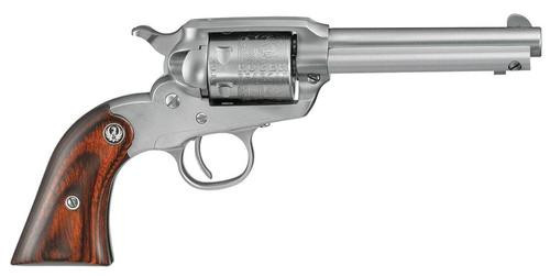 Ruger Bearcat Standard KSBC4, 22LR, 4", 6rd, Rosewood Grip, Stainless