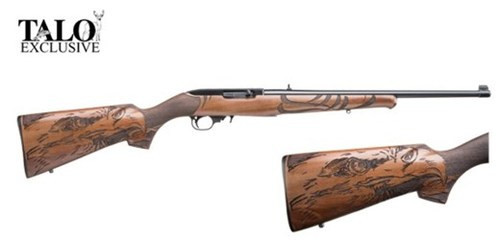 Ruger 10/22 TALO Exclusive 22 LR, 18.5" Barrel, Laminated Engraved Eagle Stock, 10rd