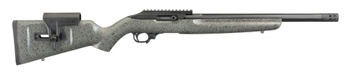 Ruger Custom Shop 10/22 Competition, .22 LR, 16" Fluted Barrel, Brake, Speckled Gray Stock, 10rd Mag