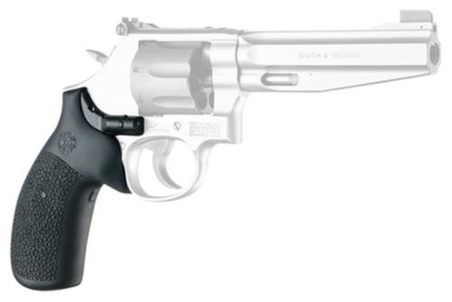 Hogue Laser Enhanced Grip Laser Grip S&W K/L Frame Round Butt Black Rubb