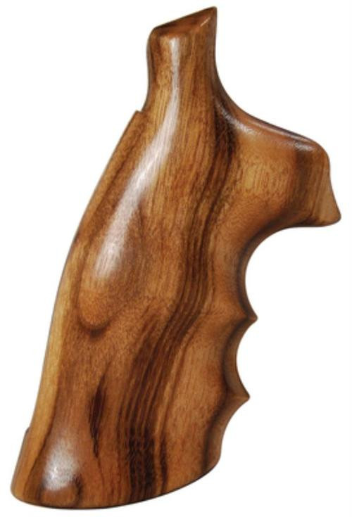 Hogue S&W N Frame Square Butt Hardwood Grip, Finger Grooves Goncalo Alves