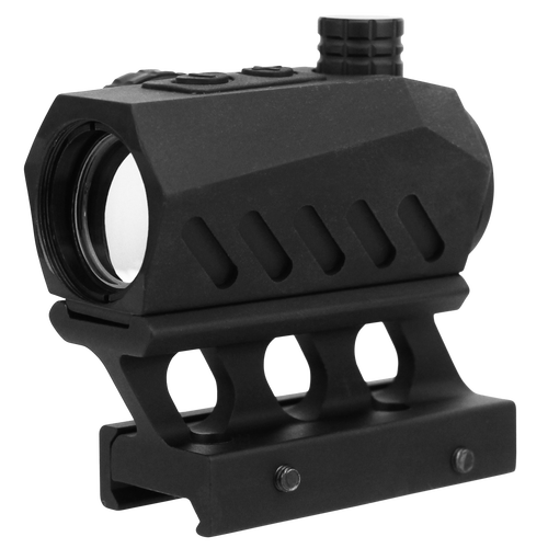 TacFire Dual Illuminated Red Dot Black Anodized 1 x 20 mm 4 MOA Red/Green Dot Features Riser Mount