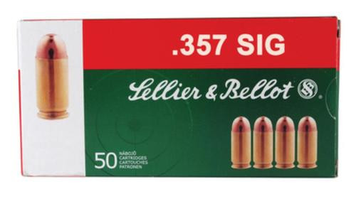 Sellier and Bellot 357 Sig 140 FMJ 50Rd/Box