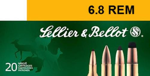 Sellier and Bellot 6.8mm Rem.Spc 110 PTS 20Rd/Box