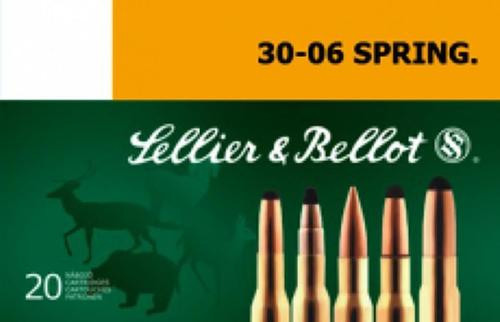 Sellier & Bellot 30-06 Springfield 180gr, SPCE 20rd Box